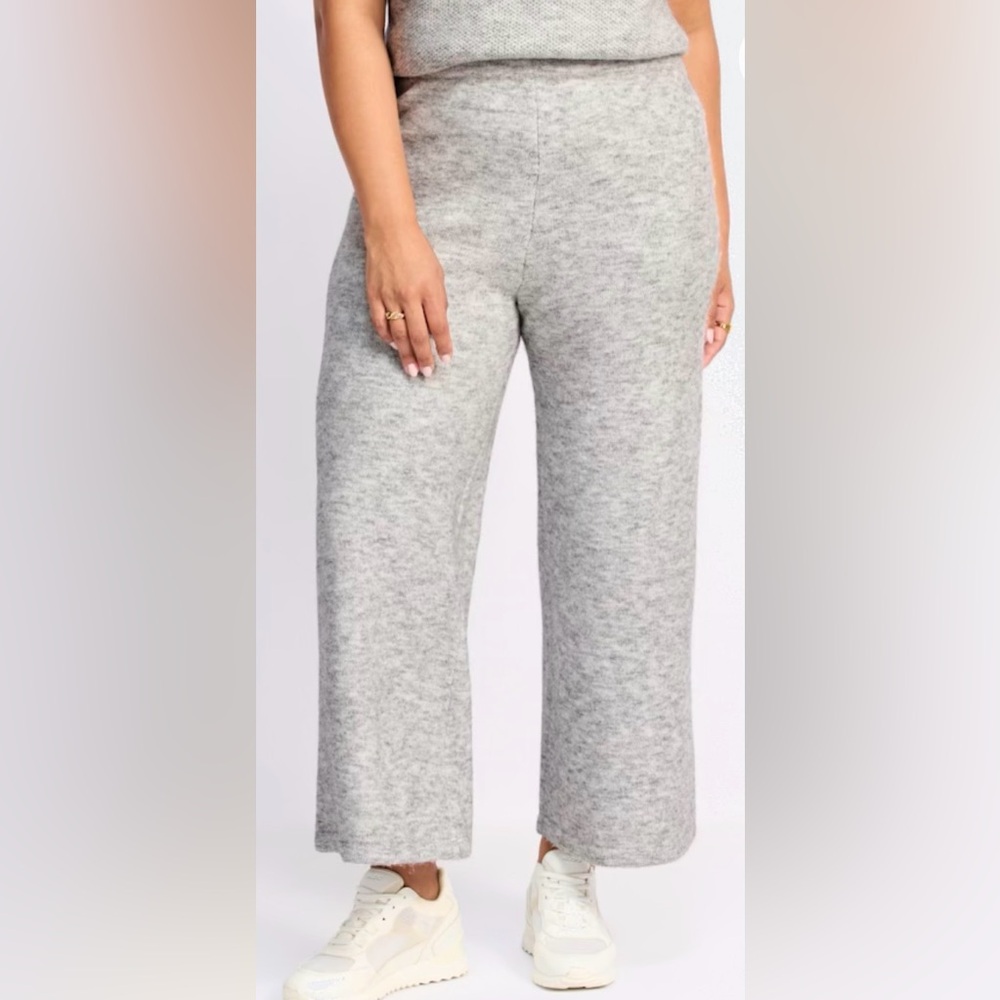 Skies are Blue Carmen wide leg sweater pants 3X plus size